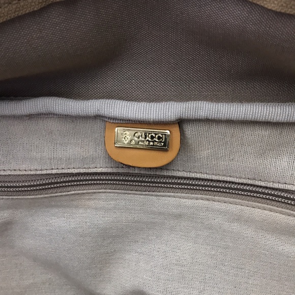 GUCCI DUFFLE TRAVEL BAG  WEEKENDER VINTAGE SHERRY - Picture 12 of 16